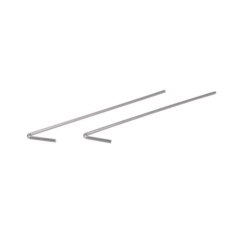 Yardgard 328554C .787 in. H X .557 in. L Aluminium Multi-Purpose Fence Ties Silver