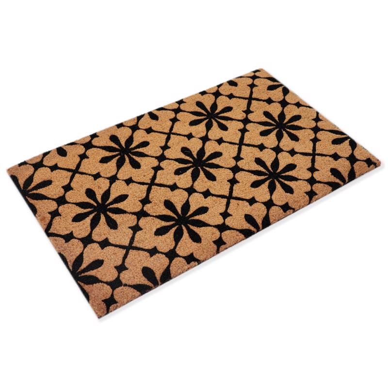 First Concept FC-72446 18 in. W X 30 in. L Multi-Color Coir Door Mat