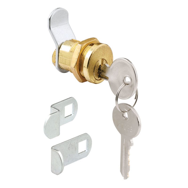 Prime-Line S 4648 Brass Plated Steel Counter Clockwise Mailbox Lock For Bommer 2