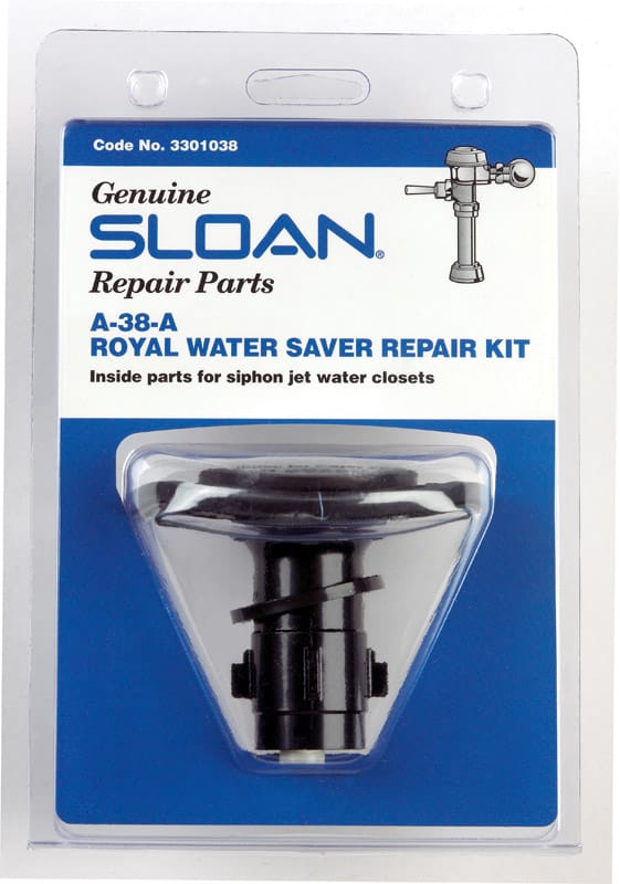 Sloan 3301038 Regal Water Saver Repair Kit Black Plastic
