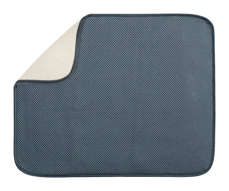 Idesign 41241 Pewter Microfiber Drying Mat