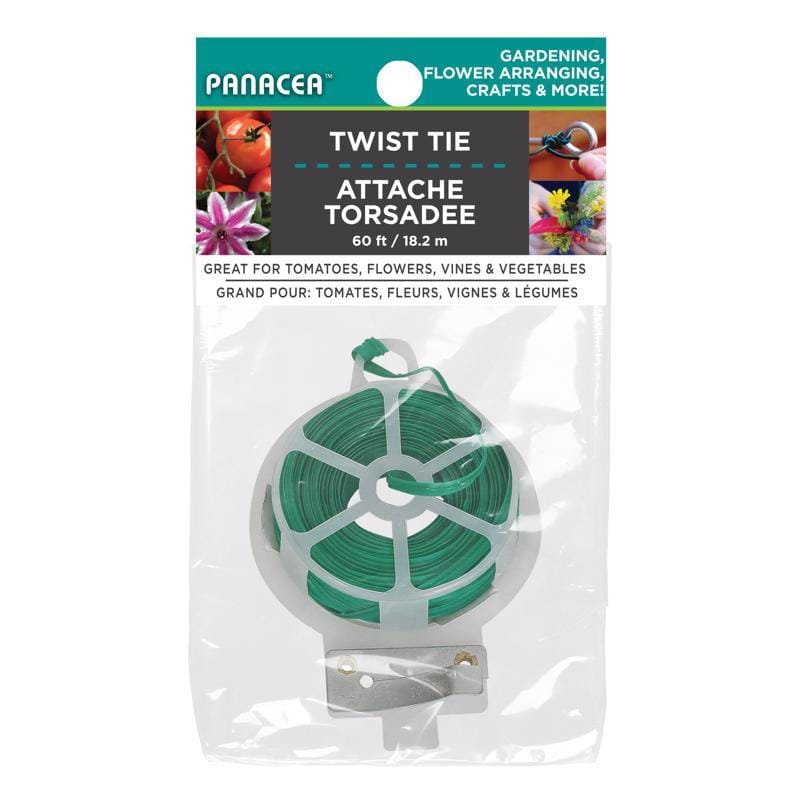 Panacea 89791 Green Plastic Plant Support Twist Tie