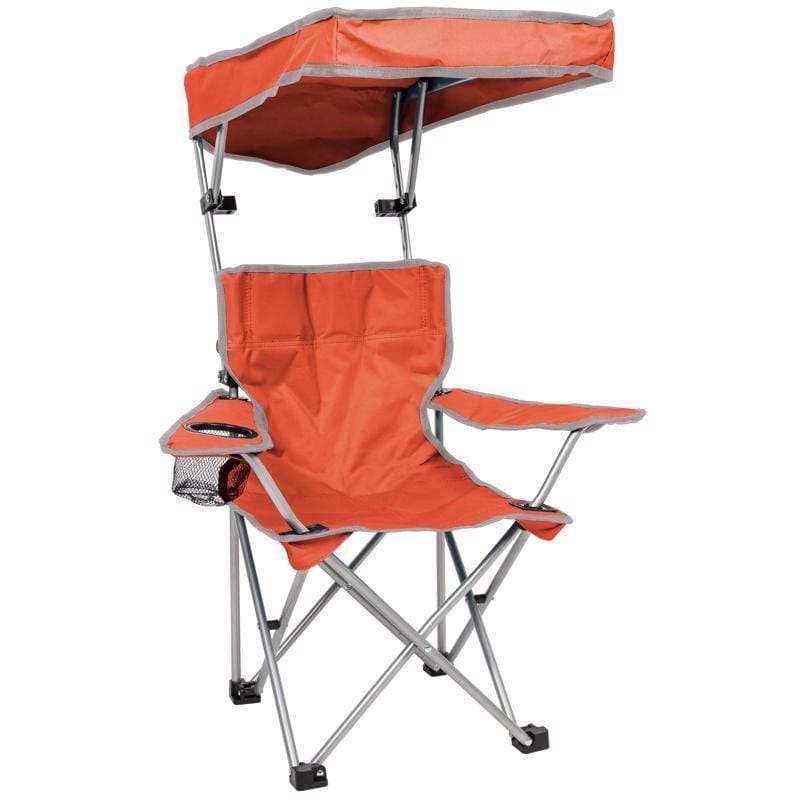 Quikchair QC50CP-25ACEPK6 Orange Canopy Kid's Folding Chair
