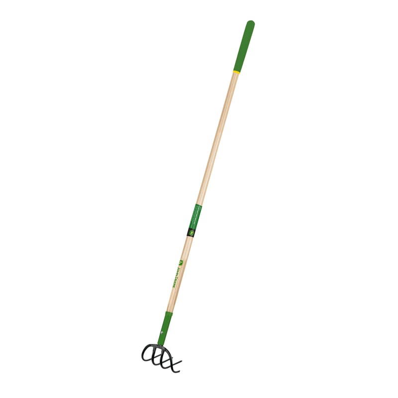 John Deere CU-PO-JD 57.5 in. Steel Potato Hook Wood Handle