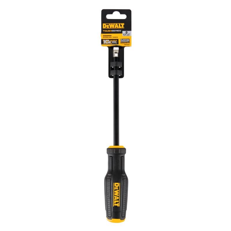 Dewalt DWHT65007 Toughseries 5/16 slot X 6 in. L Screwdriver 1 pk