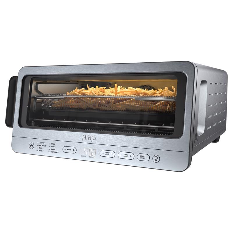 Ninja SP151 Metal Black/Silver Toaster Oven w/Air Fry 8 in. H X 17 in. W X 16 in. D
