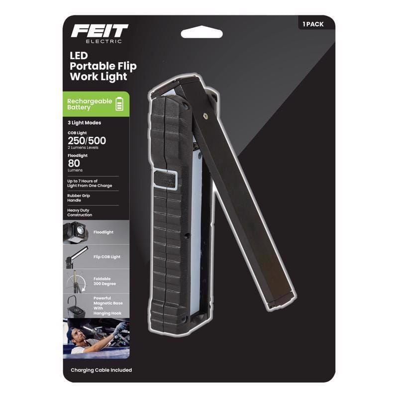 Feit WORK500BAT 500 lm LED Rechargeable Handheld Work Light w/Magnet