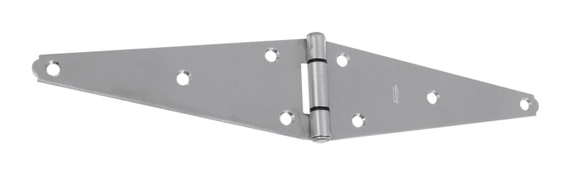 National Hardware N342-493 8 in. W X 8 in. L Stainless Steel Stainless Steel Heavy Duty Strap Hinge 1 pk