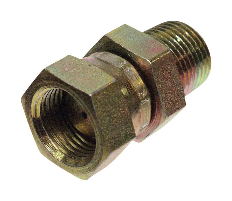 Universal 39004380 Apache Steel 1/2 in. D X 1/2 in. D Hydraulic Adapter 1 pk