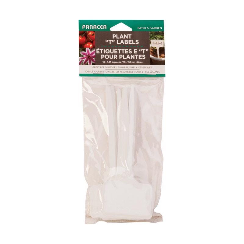 Panacea 86843 6 in. H X 2.25 inch ft. W White Plastic Plant Label