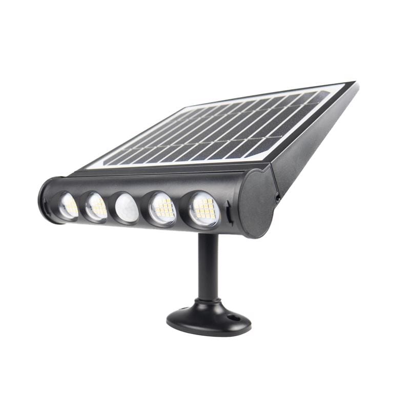 Wagan Tech 8567 Black Motion-Sensing LED Solar Wall Light