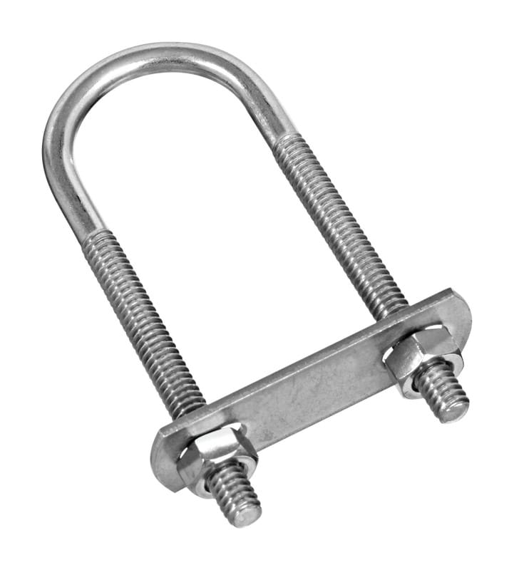National Hardware N222-430 1/4 in. X 1-1/8 in. W X 3-1/2 in. L Coarse Zinc-Plated Stainless Steel U-Bolt