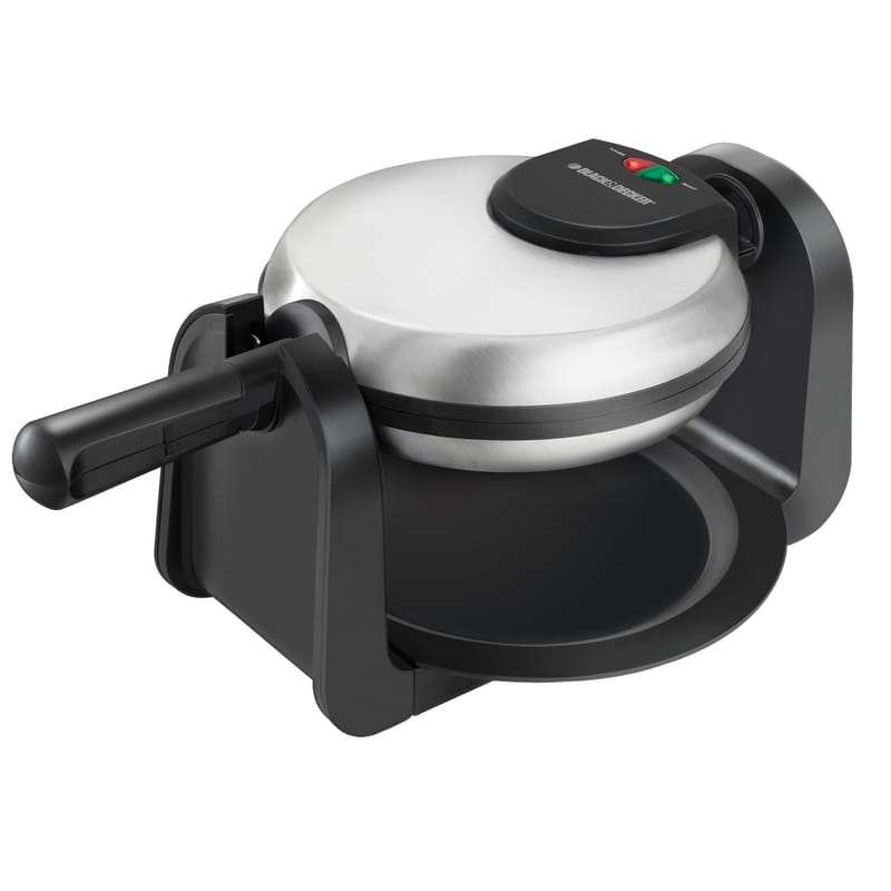 Black+Decker WM1404SK 4 waffle Black/Silver Stainless Steel Belgian Waffle Maker