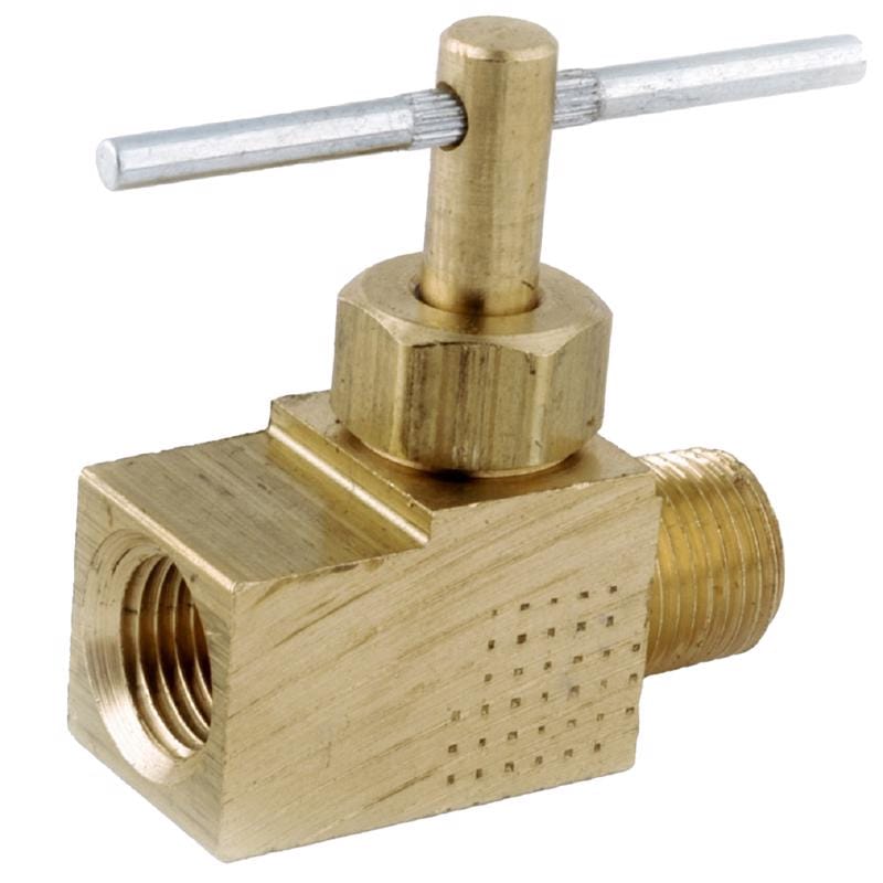 Anderson Metals 759135-02AH 1/8 in. 1/8 in. Brass Needle Valve