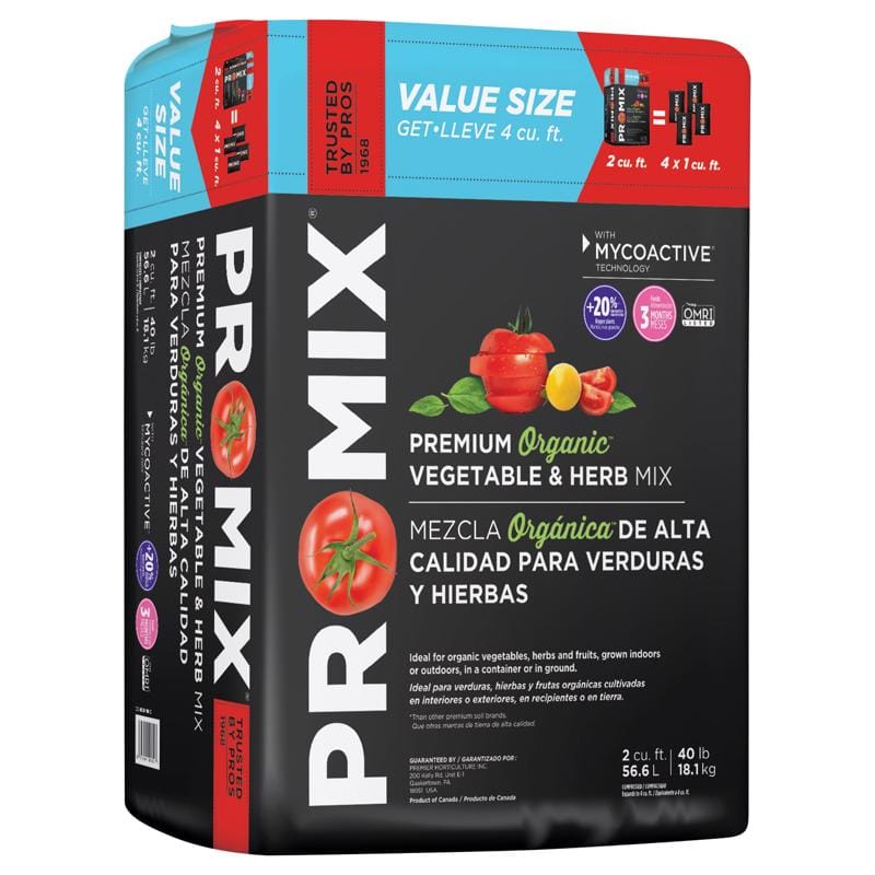 Pro-Mix 0205RG Organic Herb and Vegetable Garden Soil 40 lb