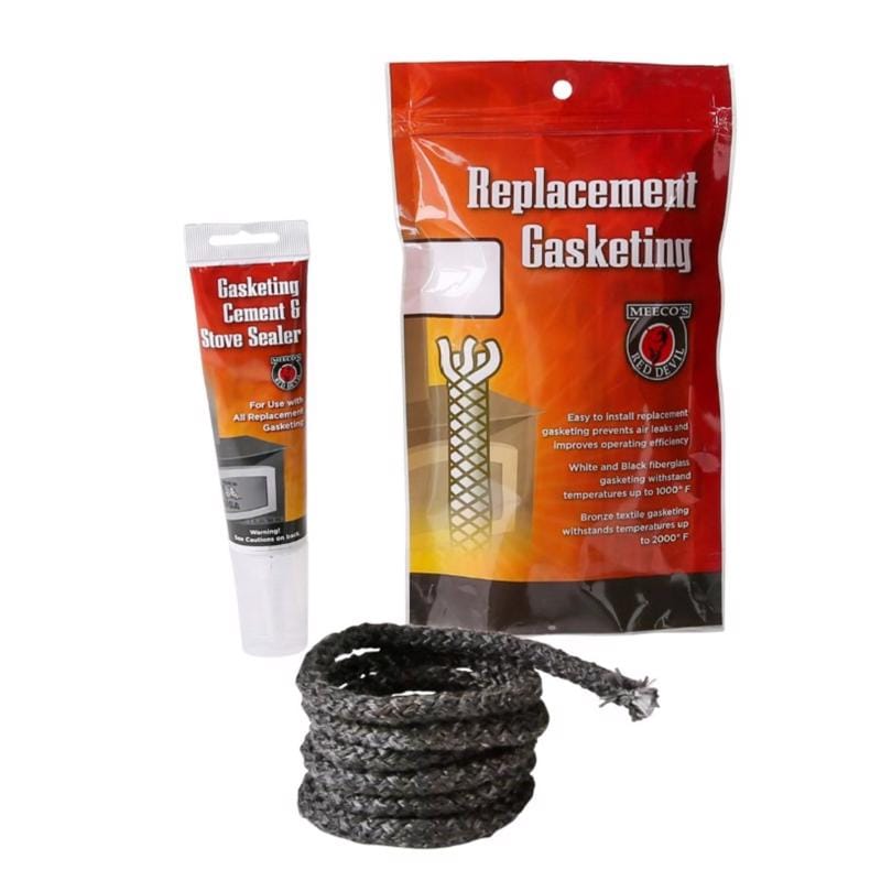 Meeco'S 204BK RED DEVIL Fiberglass Rope Replacement Stove Gasket