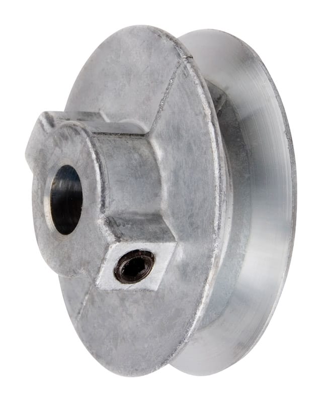 Chicago Die Cast 300A6 3 in. D X 5/8 in. D Zinc Single V-Grooved Pulley