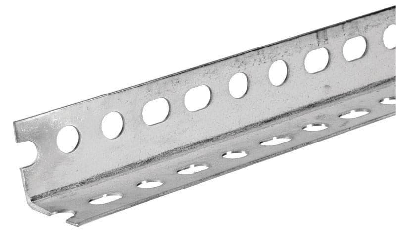Steelworks 11115 0.048 in. X 1.25 in. W X 72 in. L Zinc Plated Steel Slotted Angle