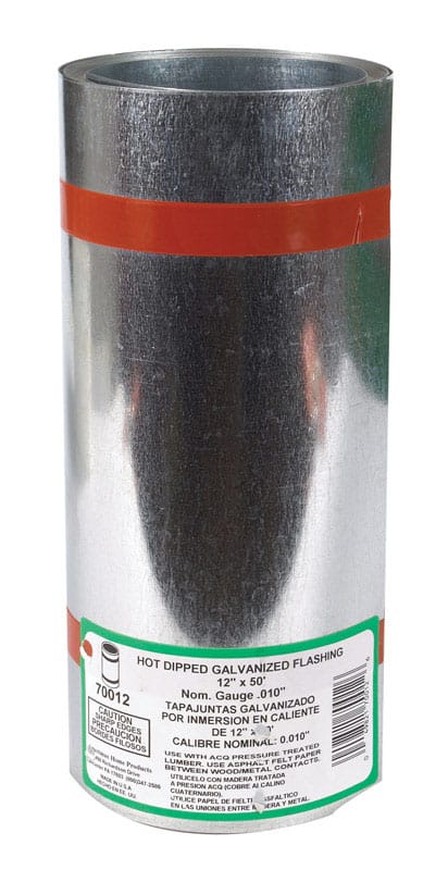 Amerimax 70012 12 in. W X 50 ft. L Galvanized Steel Valley Flashing Silver