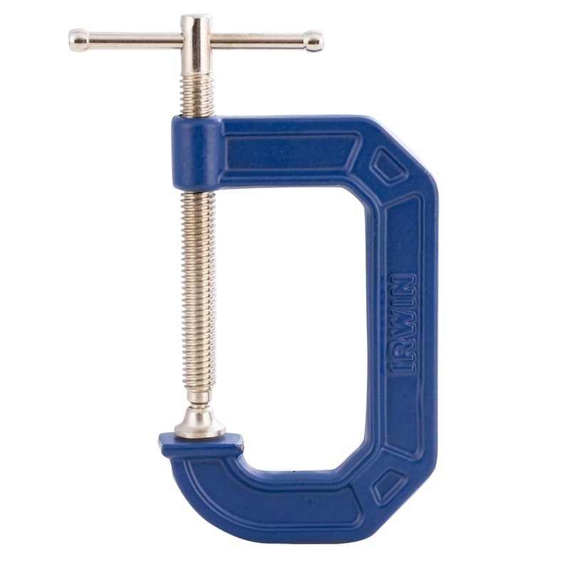 Irwin 225103ZR Quick-Grip 3 in. X 2-1/4 in. D Adjustable C-Clamp 900 lb 1 pc