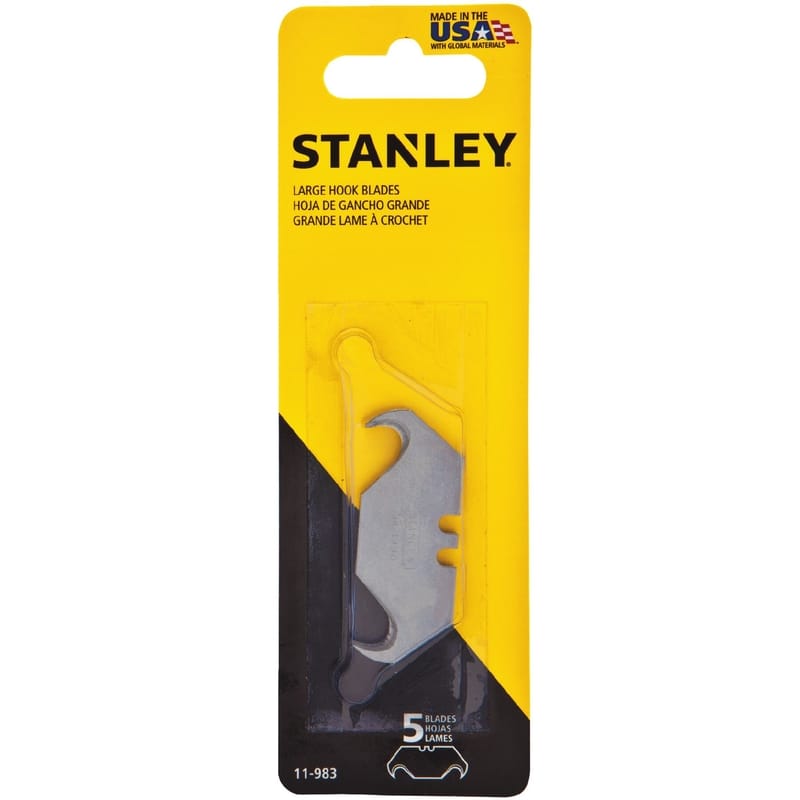 Stanley 11-983 Steel Hook Replacement Blade 1-7/8 in. L 5 pc
