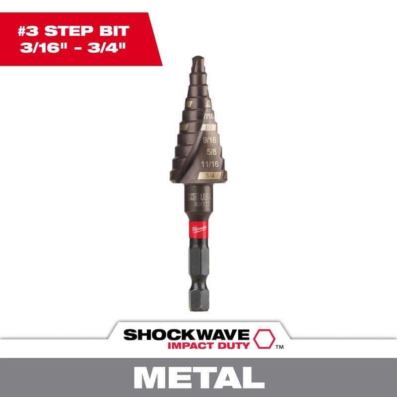 Milwaukee 48-89-9243 Imp Step Drlbit #3