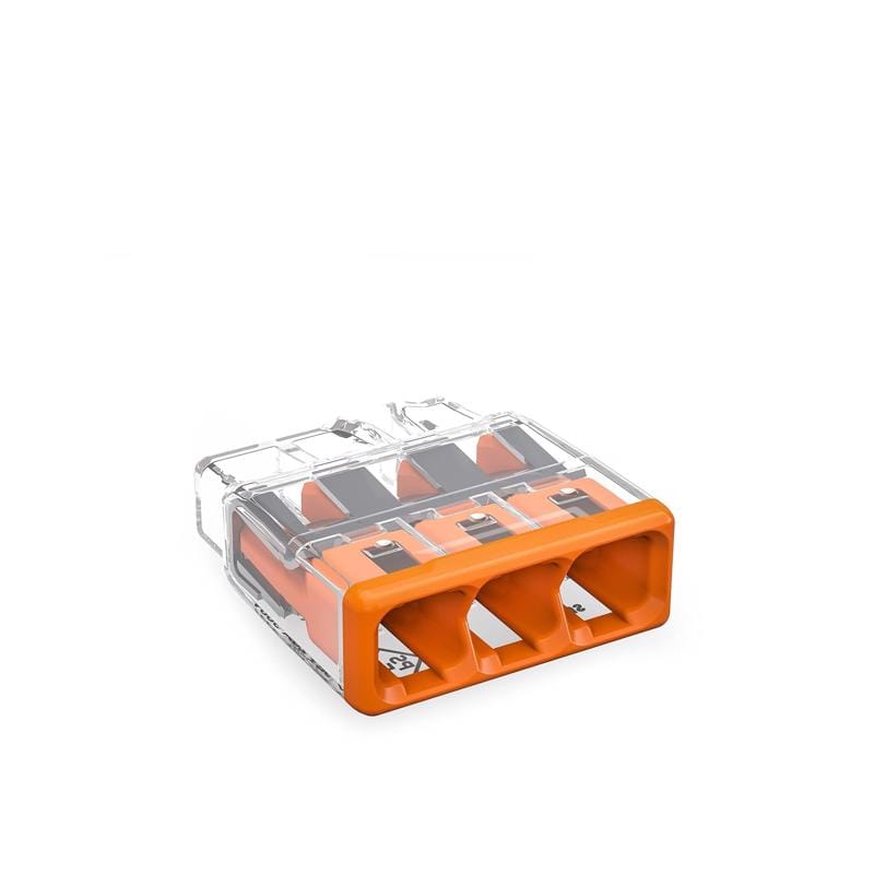 Wago 2773-403/K-0008 3 Port Push-In Wire Connector 10 pk