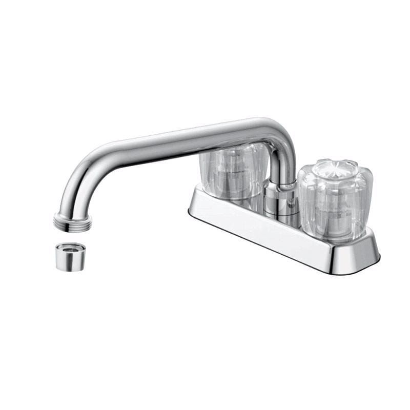 Oakbrook Collection 67236-0001 Chrome Coastal Two-Handle Bathroom Sink Faucet 4 in.