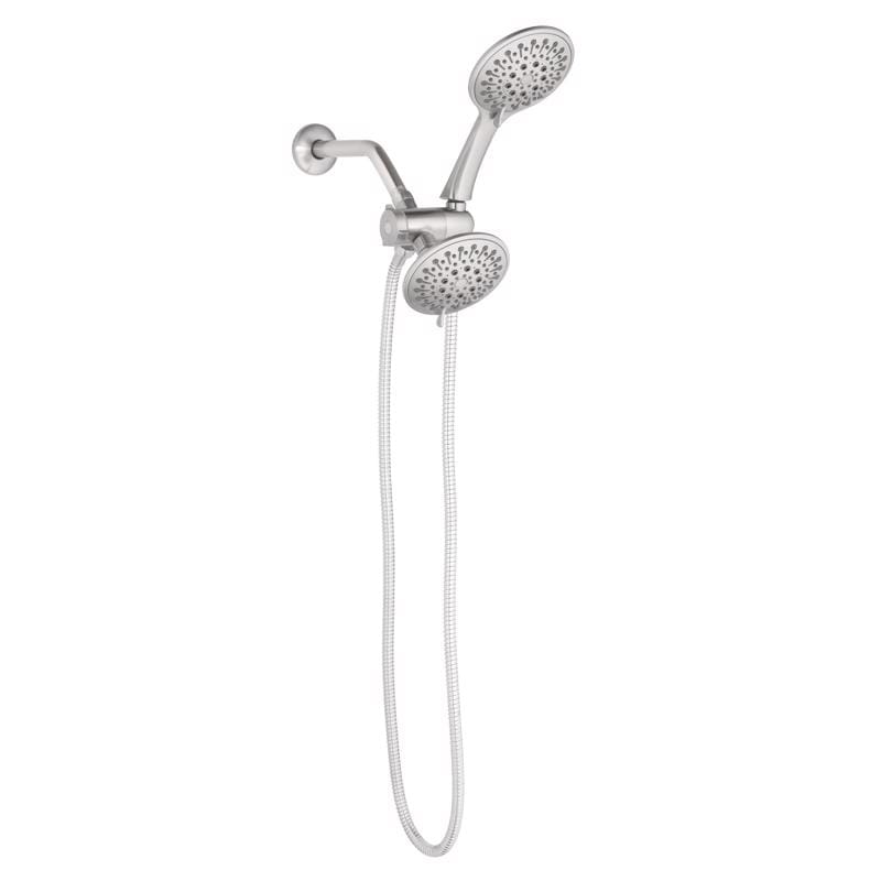 Oakbrook Collection SH-OB10000BN Brushed Nickel Plastic 6 settings Showerhead Combo 1.8 gpm