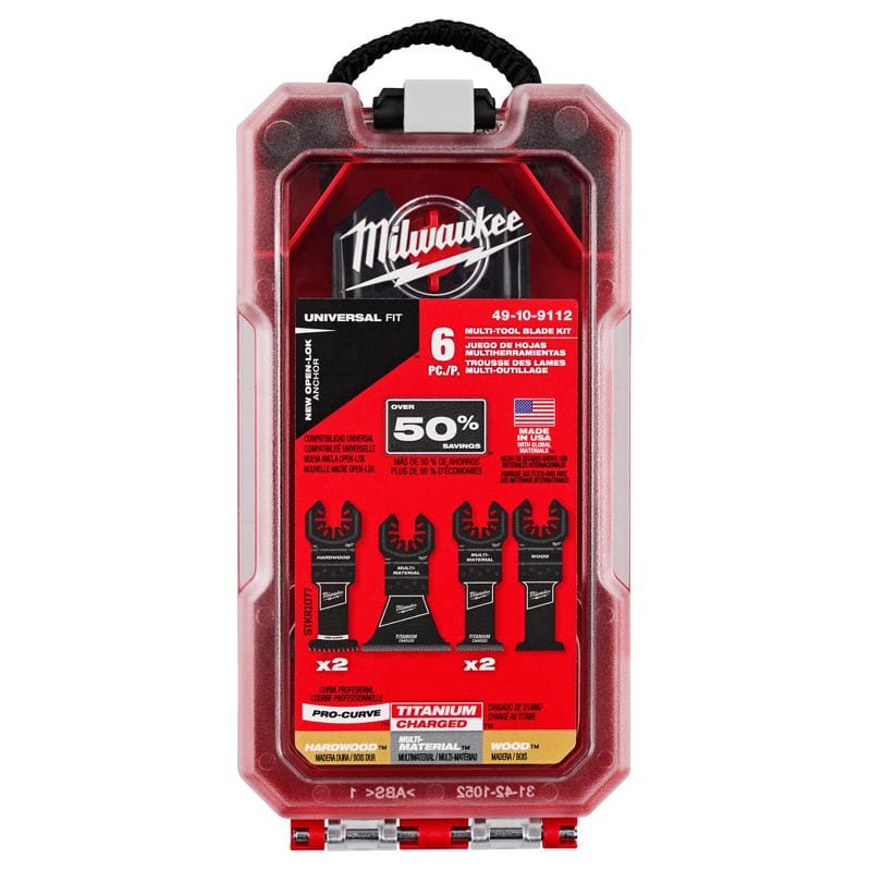 Milwaukee 49-10-9112 Oscillating Blade Set 6 Piece