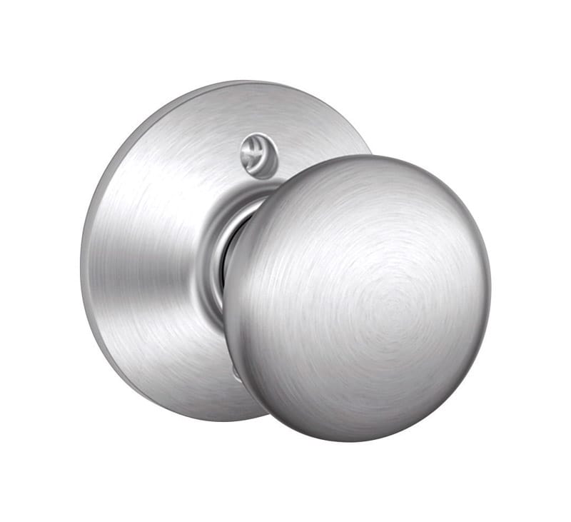 Schlage F170PLY626 Plymouth Satin Chrome Dummy Knob