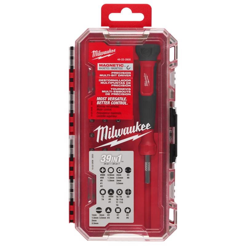 Milwaukee 48-22-2935 39-in-1 Magnetic Multi-Bit Precision Screwdriver