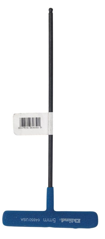 Eklind 64850 5 mm Metric T-Handle Power Hex Key 1 pc