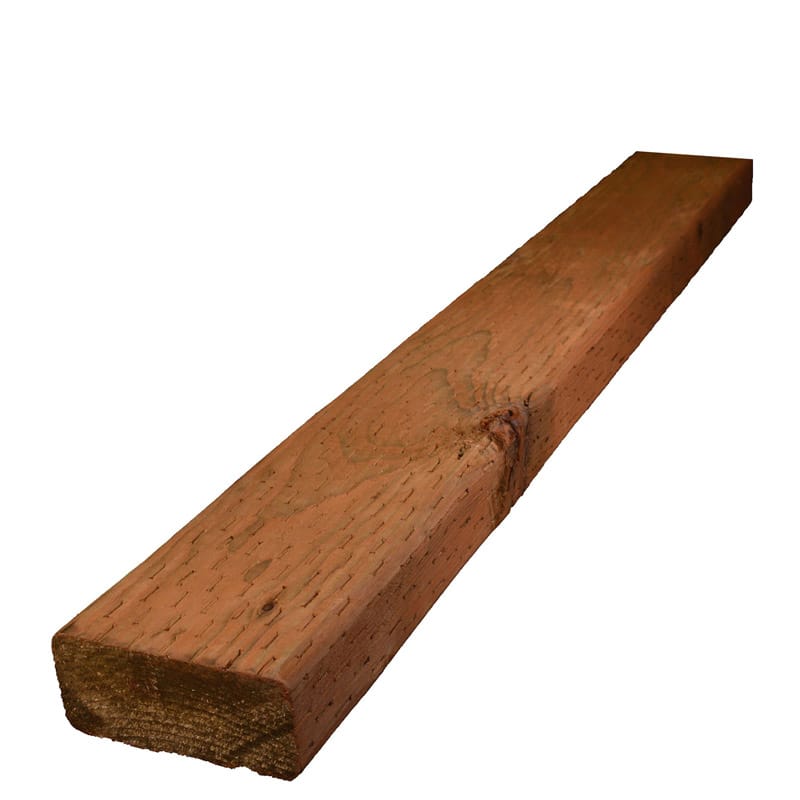 Alexandria Moulding 102X4-WS096CT 2 in. X 4 in. W X 8 ft. L Pine Pressure-Treated Stud #2/BTR Premium Grade