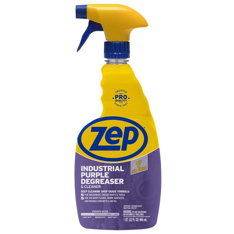 Zep R42310 Industrial Purple Unscented Scent Cleaner and Degreaser 32 oz Liquid