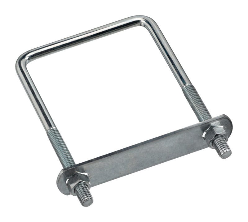 National Hardware N245-001 3/8 in. X 3-5/8 in. W X 5 in. L Coarse Zinc-Plated Steel Square U-Bolt