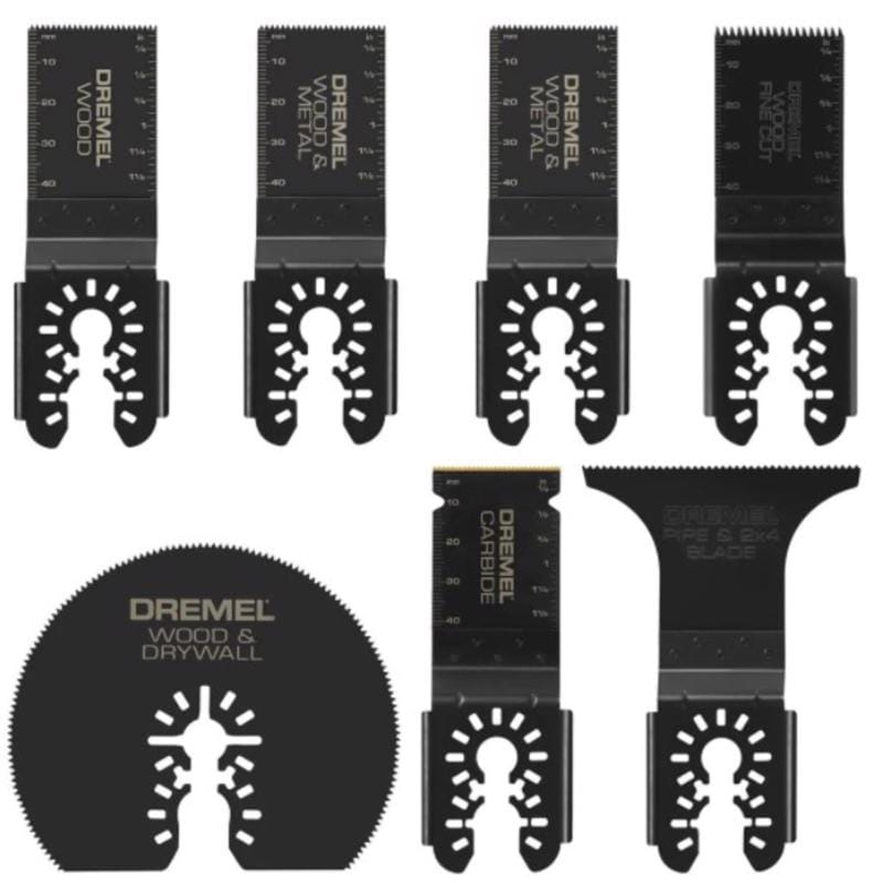 Dremel MM497U Steel Oscillating Blade Set Wood 7 pc