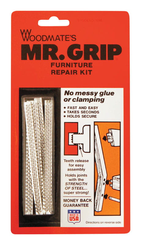 Woodmate'S 1298 Mr. Grip 1/2 in. D X 4 in. L Steel Screw Hole Repair Kit 1 pk
