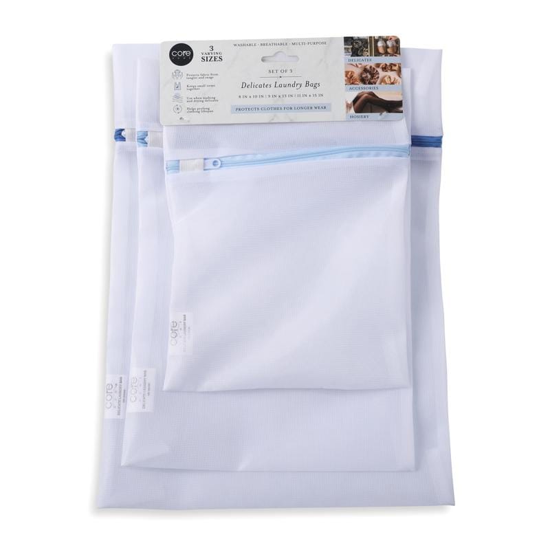 Core Home 53107-AC White Plastic Laundry Bag