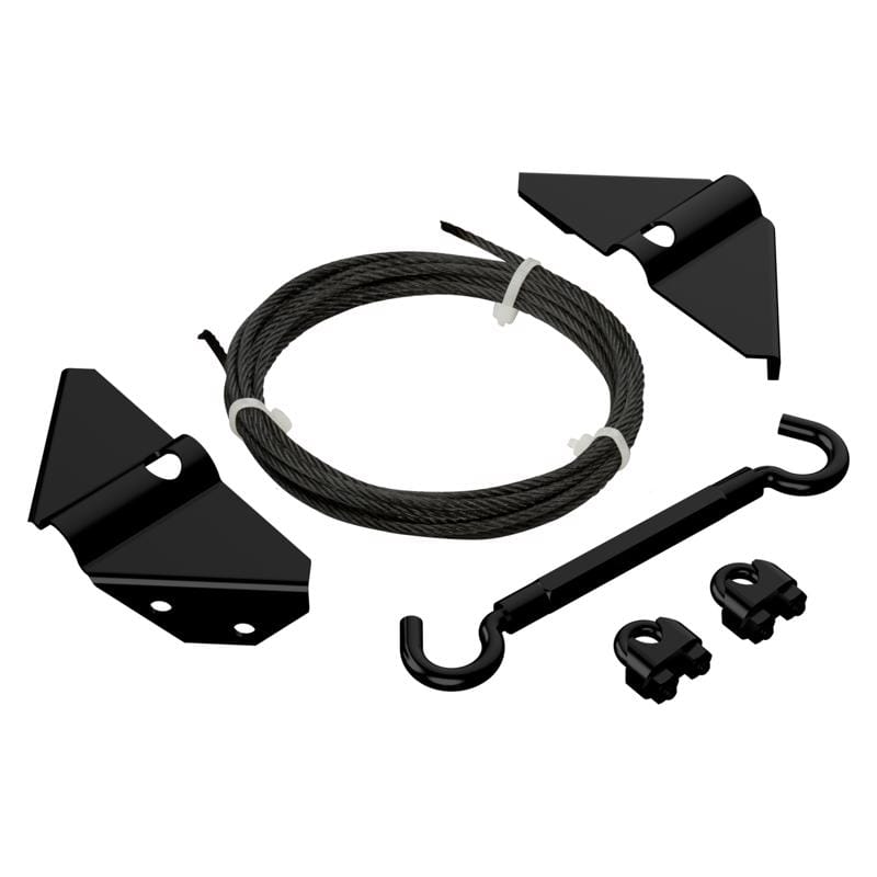 National Hardware N166-004 Black Steel Anti-Sag Gate Kit 1 pk