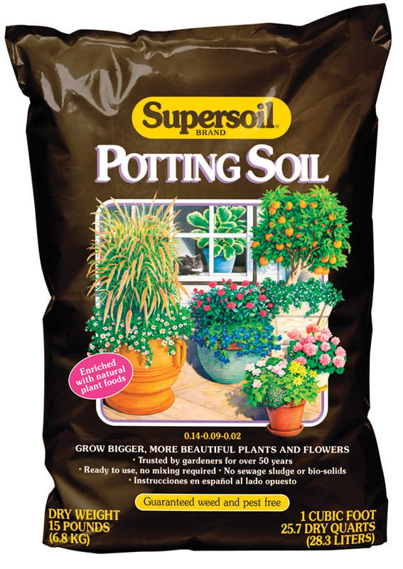 Supersoil 72751490 Flower and Plant Potting Soil 1 cu ft