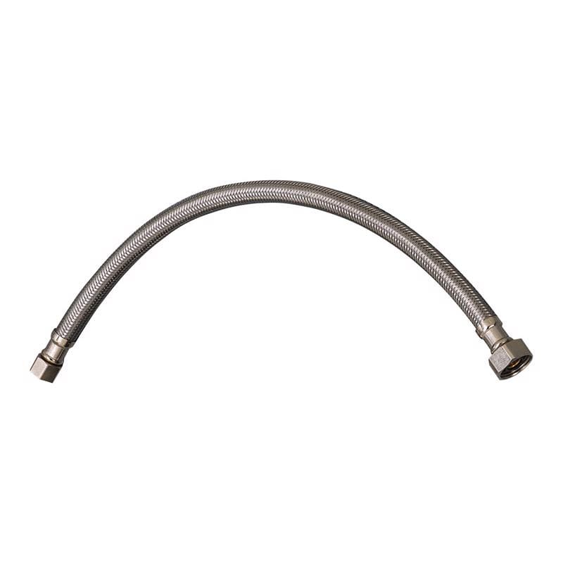 Plumb Pak PP23801LF EZ 3/8 in. Compression X 1/2 in. D FIP 12 in. Stainless Steel Faucet Supply Line