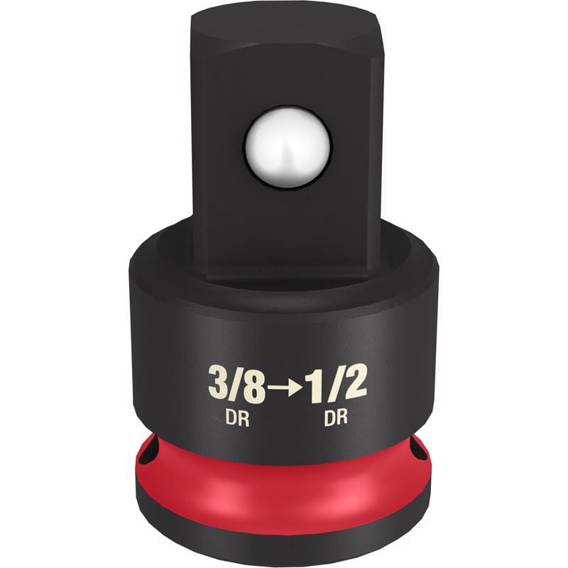 Milwaukee 49-66-6723 Shockwave 1.41 in. L X 3/8 to 1/2 in. drive SAE Socket Adapter 1 pc