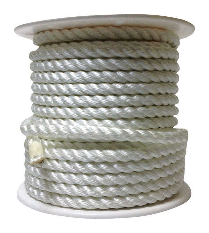 Wellington 5212045 5/8 in. D X 140 ft. L White Twisted Nylon Rope