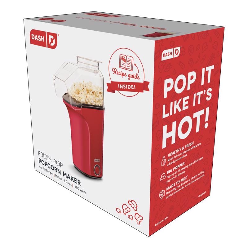 Dash DAPP150V2RD04 Red 16 cups Air Popcorn Machine