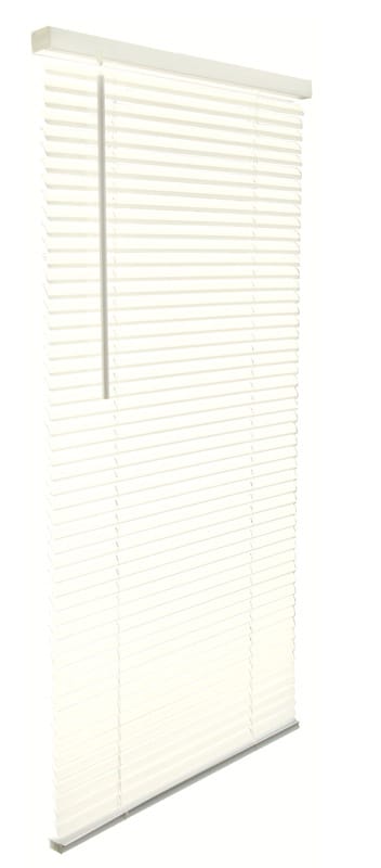 Living Accents MAX3572AL Vinyl 1 in. Blinds 35 in. W X 72 in. H Alabaster Cordless