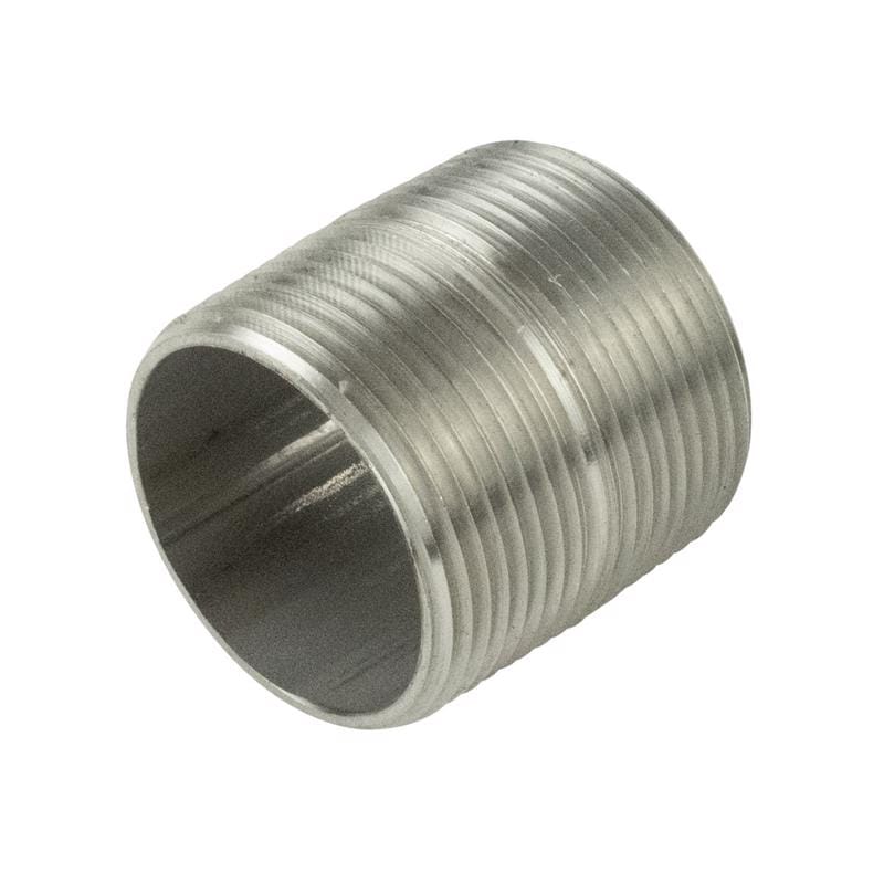 B&K SN-740 Proline 1/4 in. MIP in. X 1/4 in. D MIP Stainless Steel 4 in. L Close Nipple