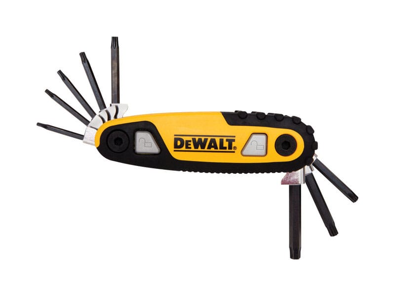 Dewalt DWHT70264 Multi-Size Fold-Up Star Key Set 8 pc