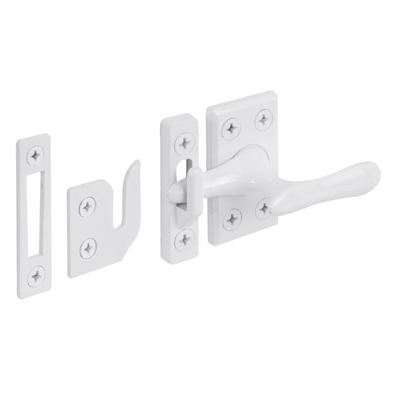 Prime-Line H 3836 White Die-Cast Zinc Casement Lock 1 pk