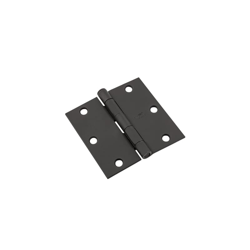 National Hardware N830-425 3-1/2 in. L Black Door Hinge 1 pk